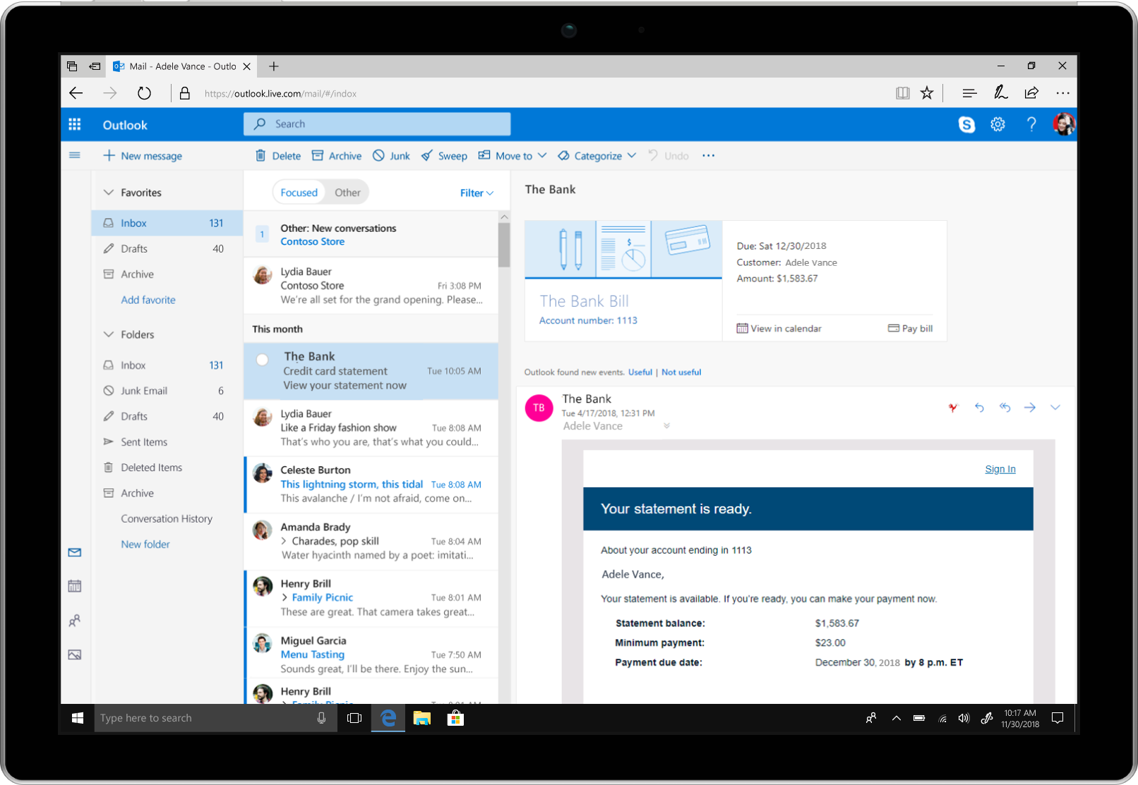 outlook 365 cognizant mail